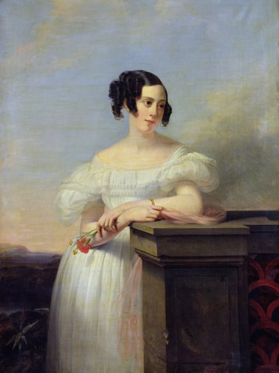 Retrato de Madame Vaussard de Claude Marie Dubufe